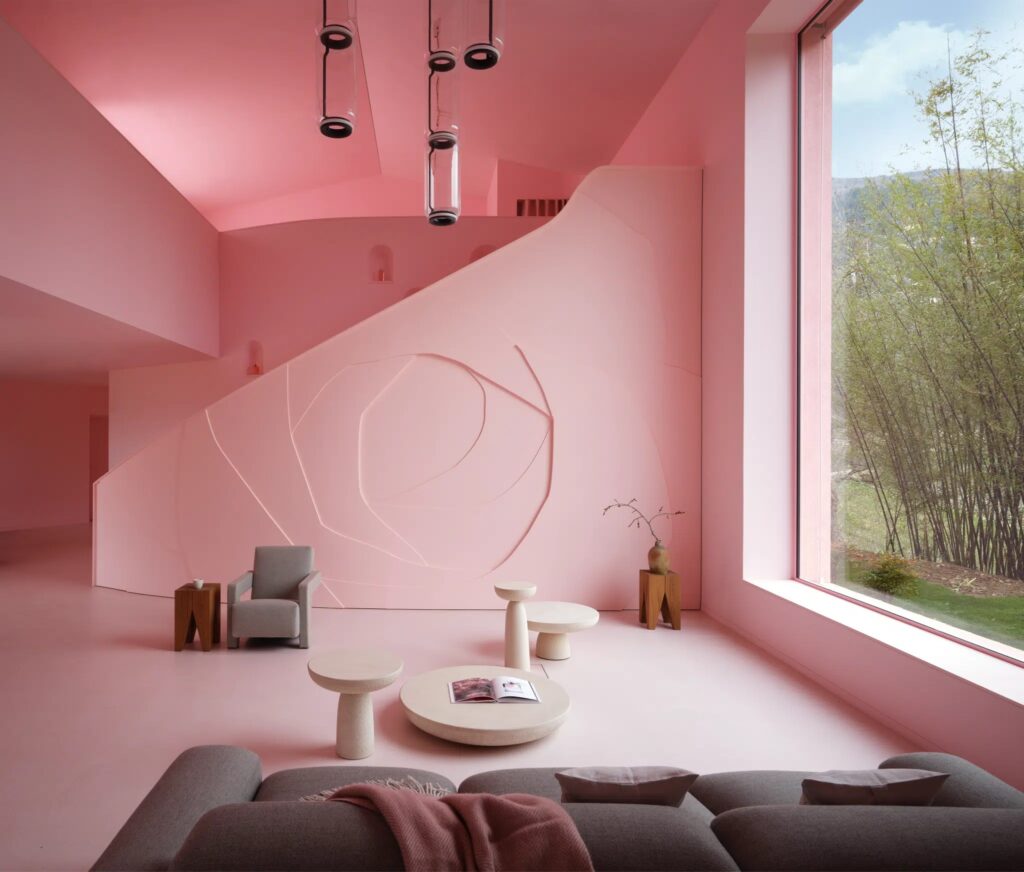 petal staircase of the house