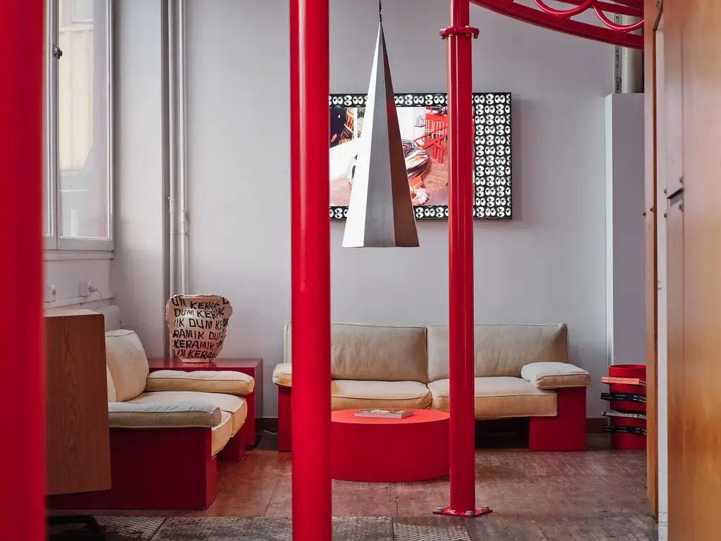 sofa area of the office