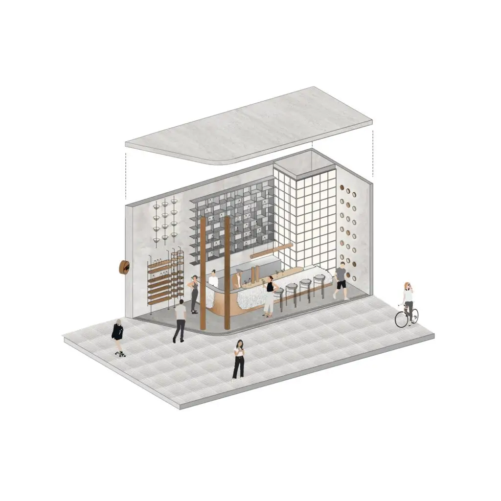 concept of MORETTI GIN BAR